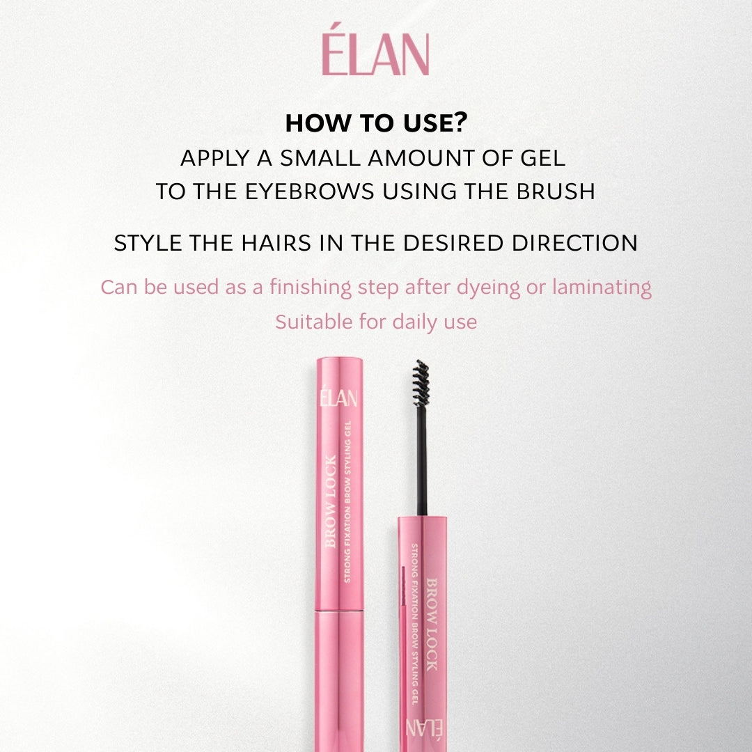 «BROW LOCK» Strong Hold Brow Styling Gel