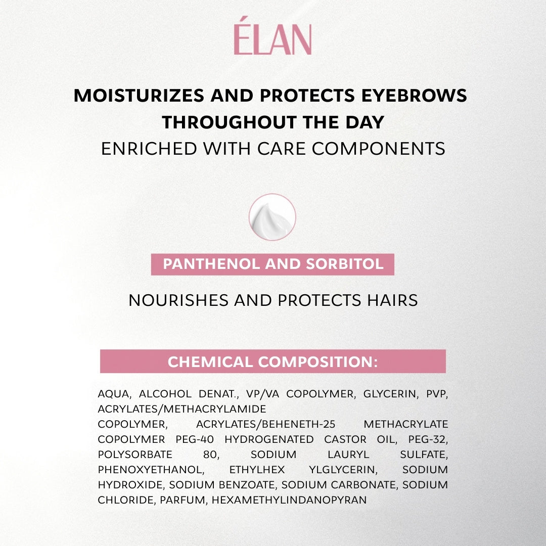 «BROW LOCK» Strong Hold Brow Styling Gel