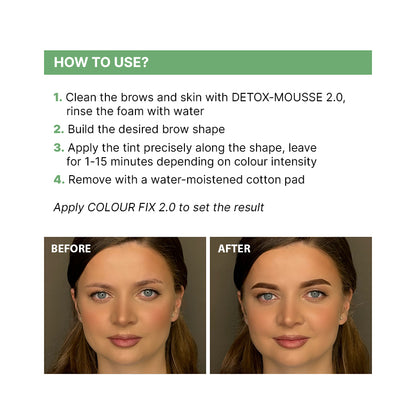 «FLASH TINT» Brow and Lash Tint 15 Sweet Caramel (Amber Brown)