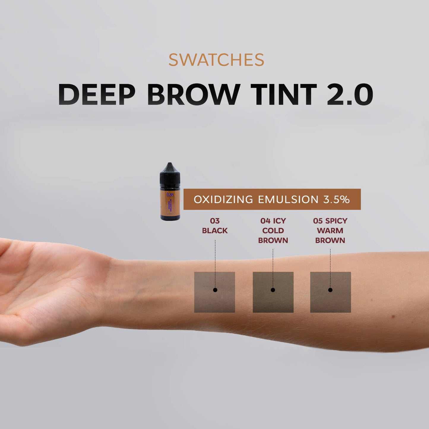 Deep Brow Tint 2.0 05 SPICY warm brown