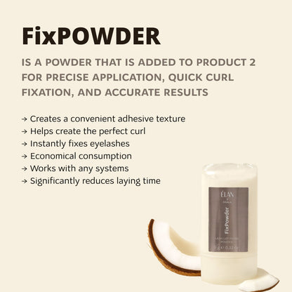 «FixPowder» Lash Lift Fixing Powder